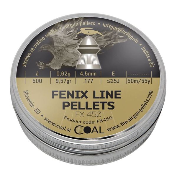 Diabolo Coal Fenix Pellets 4,5 mm / .177